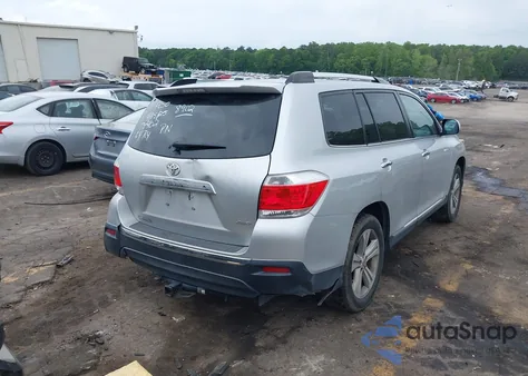 2013 Toyota Highlander Limited V6 z USA, uszkodzony, nr VIN 5TDDK3EH9DS268902